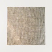 Gewebe aus braunem Spinnstoff Wandteppich (Vorderseite (Horizontal))