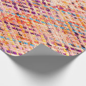 Gewebe aus einem großen Faden Geschenkpapier (Ecke)
