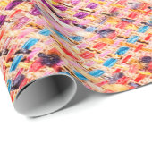 Gewebe aus einem großen Faden Geschenkpapier (Rolleneckpunkt)