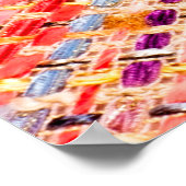 Gewebe aus einem großen Faden Poster (Ecke)