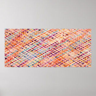 Gewebe aus einem großen Faden Poster