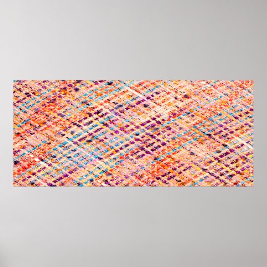 Gewebe aus einem großen Faden Poster (Vorne)