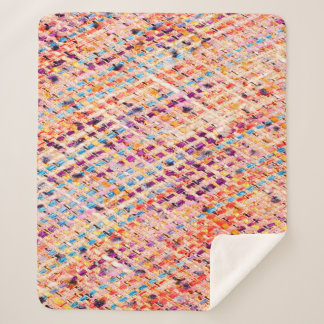 Gewebe aus einem großen Faden Sherpadecke