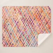 Gewebe aus einem großen Faden Sherpadecke (Vorderseite (Horizontal))