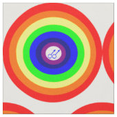 Gewebe aus Gay Men Round Rainbow Craft Stoff (Nahaufnahme)