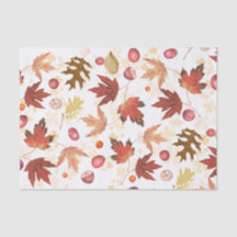 Gewebe aus Herbstleasen und Berries