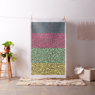 Gewebe aus Leopard-Zebra Stoff