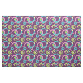 Gewebe aus Lila Funkkreisen Stoff (Yard (91,4 cm))
