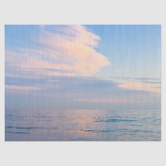 Gewebe aus Meeresgewässern Seidenpapier (Vorderseite)