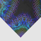 Gewebe aus Regenbogenpapier Seidenpapier (Detail)