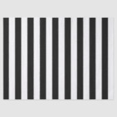 Gewebe aus schwarzem und weißem Streifen Seidenpapier (Vorderseite)