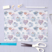 Gewebe aus Walen und Ballons Seidenpapier (Handwerk)