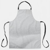 Gewebe aus weißer Baumwolle Schürze (Vorderseite)