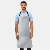 Gewebe aus weißer Baumwolle Schürze (Getragen)