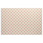 Gewebe: Beige u. hellrosa Tupfen Stoff (Yard (91,4 cm))