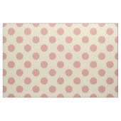 Gewebe: Beige u. hellrosa Tupfen Stoff (Fat Quarter (45,7 x 55,9 cm))