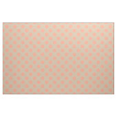 Gewebe: Beige u. rosa Tupfen Stoff (Yard (91,4 cm))