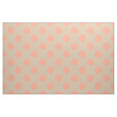Gewebe: Beige u. rosa Tupfen Stoff (Fat Quarter (45,7 x 55,9 cm))