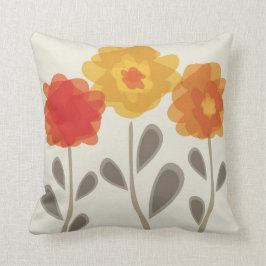 Gewebe-Blume design2 Kissen