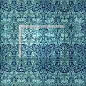 Gewebe-Blumen-William Morris 16 Stoff (Kachel)