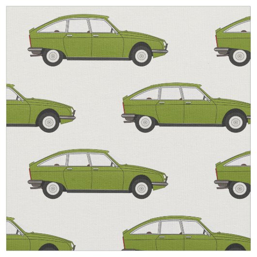 Gewebe Citroen GS Stoff (Nahaufnahme)