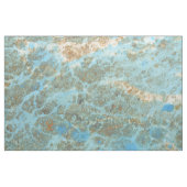 Gewebe der Blau-/Goldmarmor gekämmtes Stoff (Fat Quarter (45,7 x 55,9 cm))