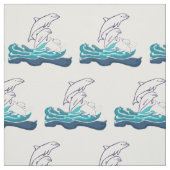 Gewebe der Delphin-Gewohnheit gekämmtes Stoff (Muster)