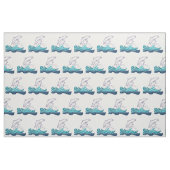 Gewebe der Delphin-Gewohnheit gekämmtes Stoff (Fat Quarter (45,7 x 55,9 cm))