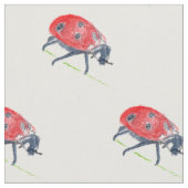 Gewebe der Marienkäfer-Gewohnheit gekämmtes Stoff (Nahaufnahme)