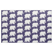 Gewebe der Marine u. der weißen Elefanten Stoff (Fat Quarter (45,7 x 55,9 cm))