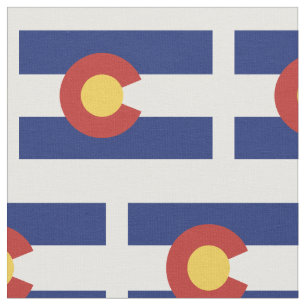 Gewebe des Colorado-Staatsflaggenmuster-Gewebes Stoff