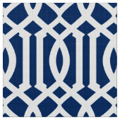 Gewebe des Marine-Blau-marokkanisches Muster-| Stoff (Nahaufnahme)