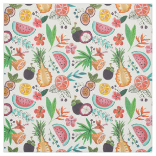 Gewebe des tropische Frucht-Sommer-  Stoff