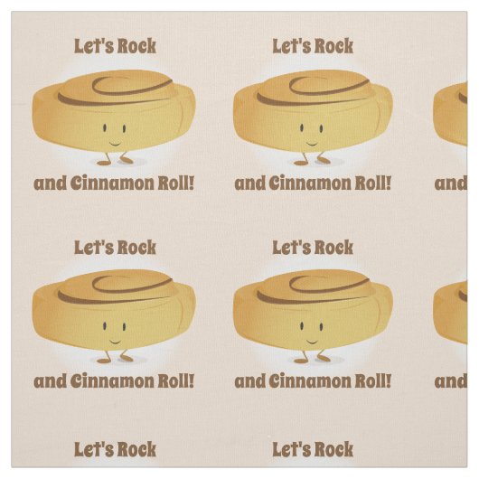 Gewebe des Zimtgebäck-Charakter-| Stoff (Muster)