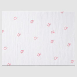 Gewebe für Herz und Liebe Seidenpapier