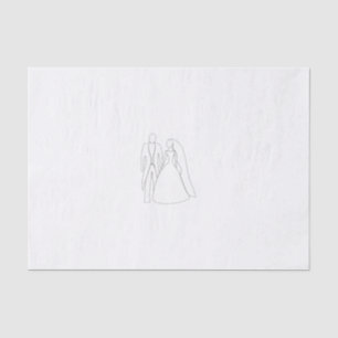 Gewebe für Hochzeiten oder Duschen Seidenpapier
