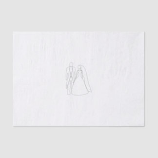 Gewebe für Hochzeiten oder Duschen Seidenpapier