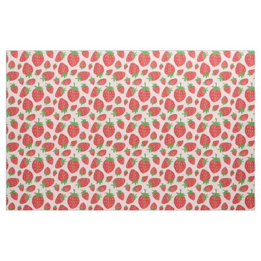 Gewebe für Wasserfarben Erdbeeren Stoff (Fat Quarter (45,7 x 55,9 cm))