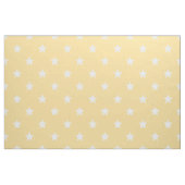 Gewebe: Gelbe u. Weißsterne Stoff (Fat Quarter (45,7 x 55,9 cm))