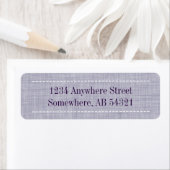 Gewebe-Gewebe Textur in Indidigo Lila (Insitu)