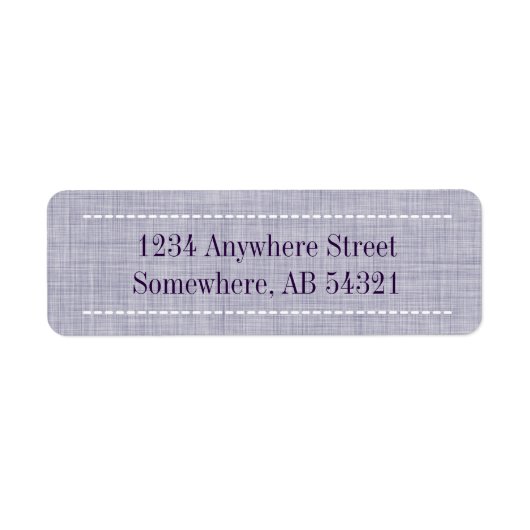 Gewebe-Gewebe Textur in Indidigo Lila (Vorne)