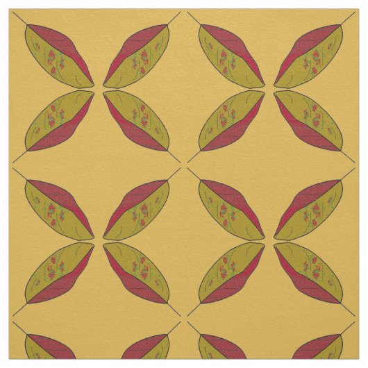 Gewebe - Graphic Leaf Stoff (Muster)