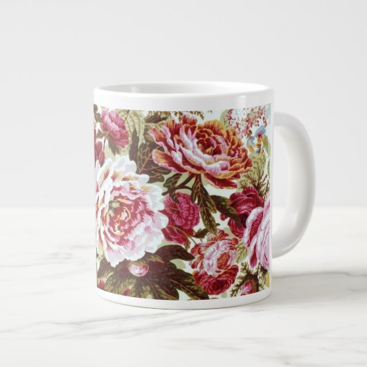 Gewebe-große "Blumenexplosions-" Tasse Philip (Vorderseite Rechts)