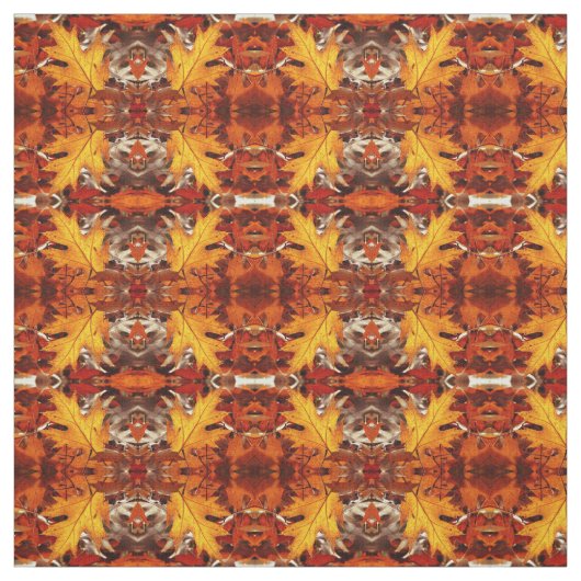 Gewebe - Herbstlaube Stoff (Muster)