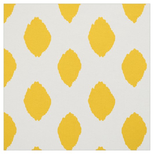 Gewebe: Ikat Muster im Gelb Stoff (Muster)