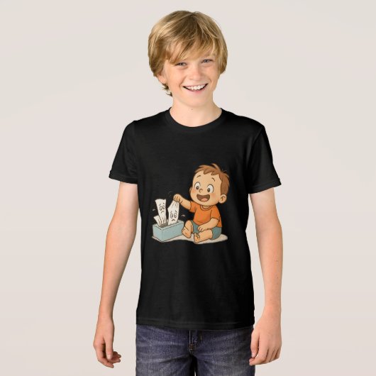 Gewebe in Schwierigkeiten Tri-Blend Shirt (Vorderseite voll)