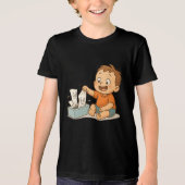 Gewebe in Schwierigkeiten Tri-Blend Shirt (Vorderseite)