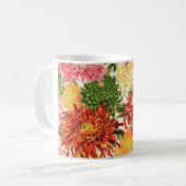 Gewebe-japanische Chrysantheme-Tasse Philip Jacobs Kaffeetasse (Vorderseite Links)