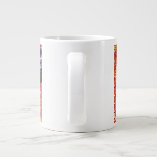 Gewebe-Kaktus-Dahlie-Tasse Philip Jacobs Jumbo-Tasse (Rückseite)