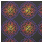 Gewebe Kala Chakra gekämmtes Baumwolle(56" Breite) Stoff (Muster)